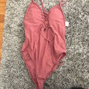 One piece bathing suit